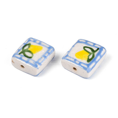 Handmade Porcelain Beads PORC-T134-16B-1