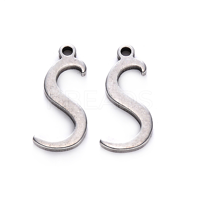 Tarnish Resistant 201 Stainless Steel Charms STAS-R105-S-1