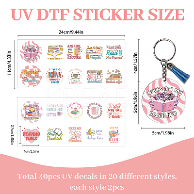 DIY Keychain Making Kits DIY-GO0002-53D-1