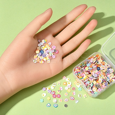 24G Handmade Polymer Clay Nail Art Decoration CLAY-YW0001-17C-1