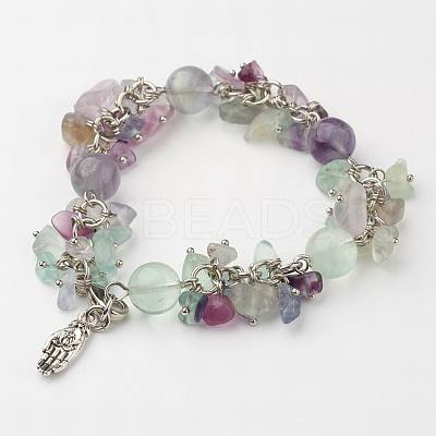 Gemstone Bracelets BJEW-JB02642-1