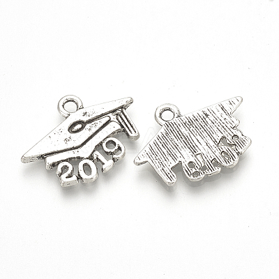 Tibetan Style Alloy Pendants X-TIBE-Q072-26AS-RS-1