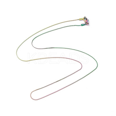 Ion Plating(IP) 304 Stainless Steel Serpentine Chain Necklace for Men Women NJEW-G076-01C-M-1