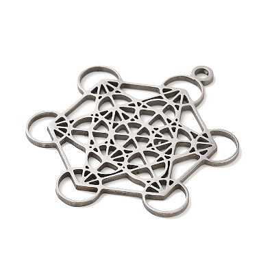 Non-Tarnish 201 Stainless Steel Pendants STAS-B049-11P-1