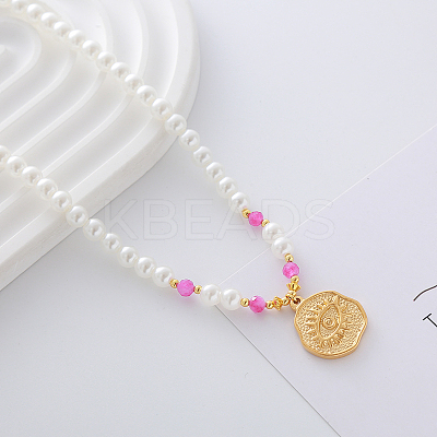 Fashionable 304 Stainless Steel Pendant Neacklaces GI7024-1-1