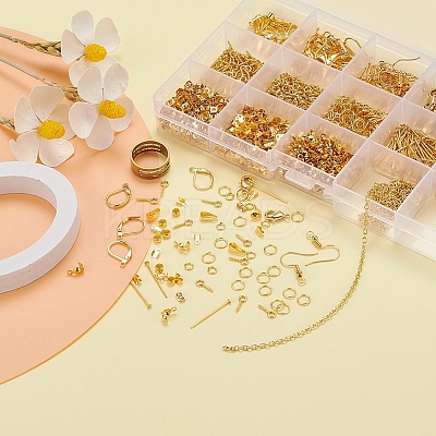 Metal Jewelry Findings Sets DIY-YW0001-23G-1