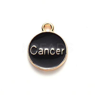 Alloy Enamel Pendants ENAM-S124-01B-08D-1