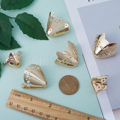 6Pcs 3 Style Alloy Shoes Creases Protector FIND-GF0004-89LG-1