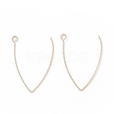 Ion Plating(IP) 316 Stainless Steel Earrings Finding X-STAS-B025-02G-1