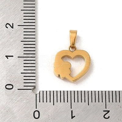 Ion Plating(IP) 304 Stainless Steel Pendants STAS-C103-06G-1
