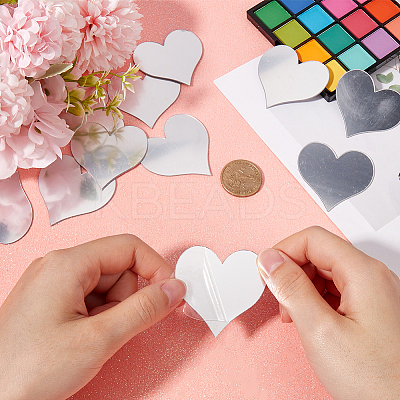 120Pcs Acrylic Mirror Wall Stickers AJEW-SP0001-07-1