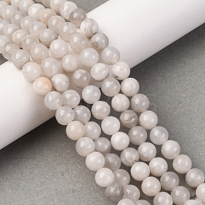 Natural White Crazy Lace Agate Bead Strands G-D840-55-6mm-1