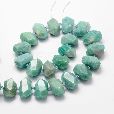 Natural Amazonite Bead Strands G-H038-22-1