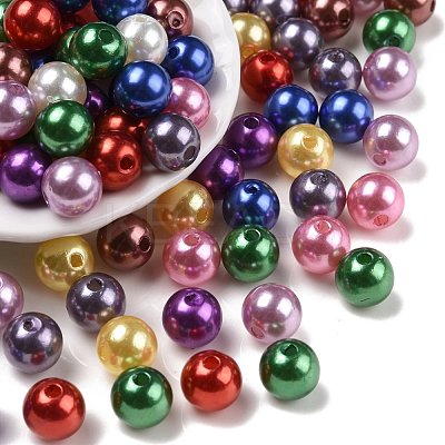 Imitation Pearl Acrylic Beads PL611-1