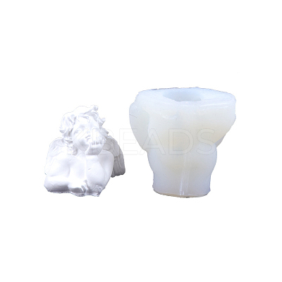 DIY 3D Angel Figurine Statue Silicone Molds DIY-G095-01B-1