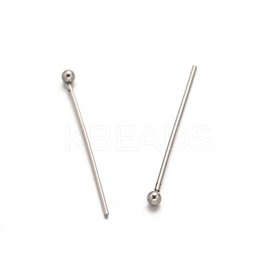 Tarnish Resistant 304 Stainless Steel Ball Head Pins LS-STAS-L153A-02-1