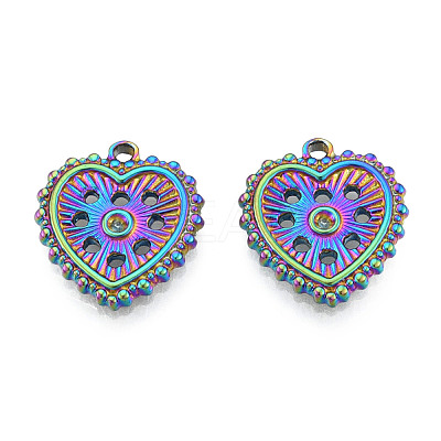 304 Stainless Steel Pendant Rhinestone Settings STAS-N098-209M-1