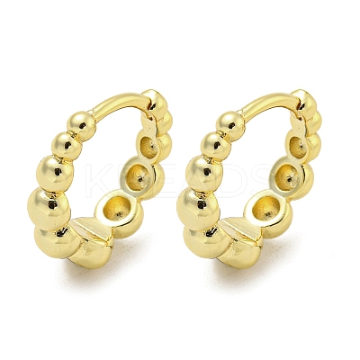 Brass Hoop Earrings EJEW-L211-010D-G-1
