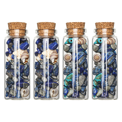 Transparent Glass Wishing Bottle Decoration PALLOY-CA00034-1