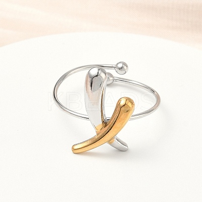304 Stainless Steel Cuff Rings RJEW-D338-03B-GP-1