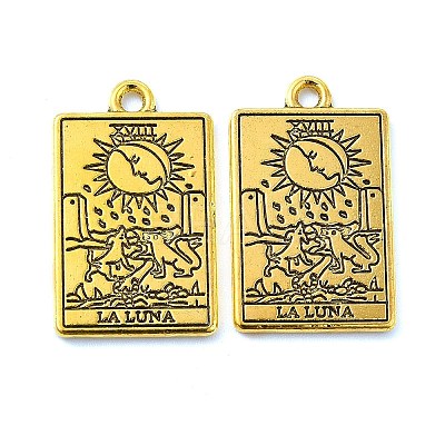 Rack Plating Alloy Pendants PALLOY-N163-180C-AG-1