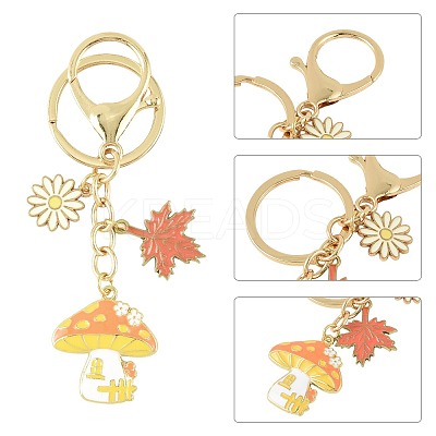Alloy Enamel Keychains KEYC-FS00042-03-1