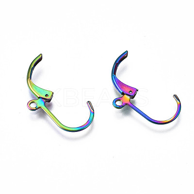 304 Stainless Steel Leverback Earring Findings X-STAS-N092-105-NR-1