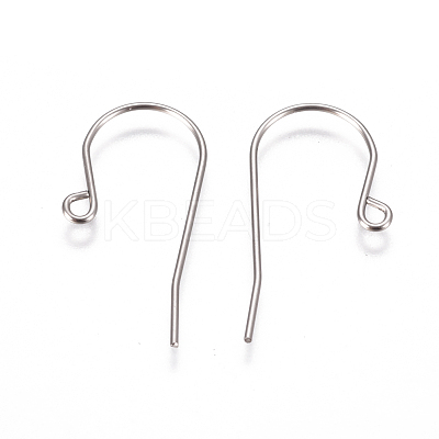 Tarnish Resistant 304 Stainless Steel Earring Hooks A-STAS-F227-29-P-1