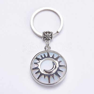 Opalite Keychain KEYC-G043-B03-1