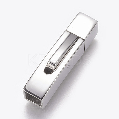 Tarnish Resistant 304 Stainless Steel Bayonet Clasps STAS-A035F-5P-1