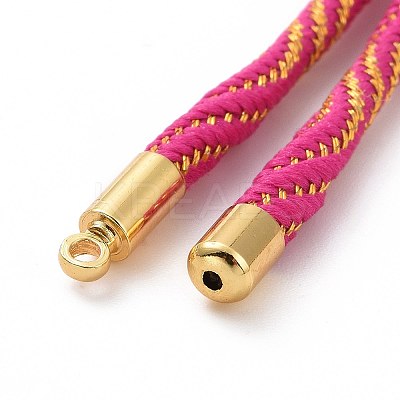 Nylon Cord Silder Bracelets MAK-C003-03G-11-1