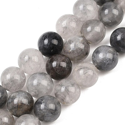 Natural Cloudy Quartz Beads Strands G-L648-A09-16mm-1