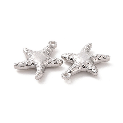 Non-Tarnish 201 Stainless Steel Machine Polishing Pendants STAS-G261-31P-1