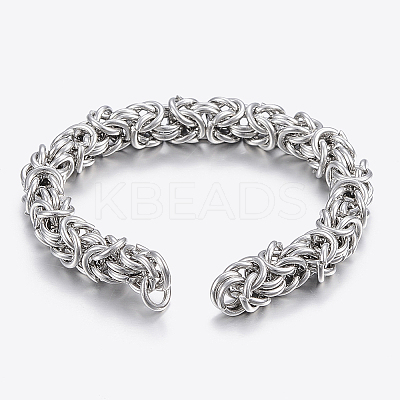 304 Stainless Steel Byzantine Chain STAS-UN0018-44P-1