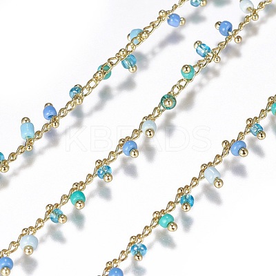 Handmade Seed Beaded Chains CHC-N016-06C-1