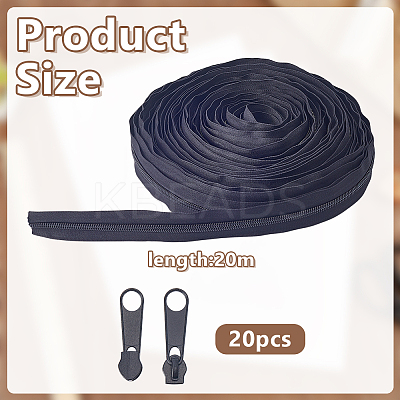 20M Nylon Zippers FIND-AR0006-57-1