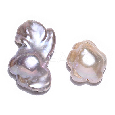 Baroque Natural Nucleated Keshi Pearl Beads PEAR-S020-A02-1-1