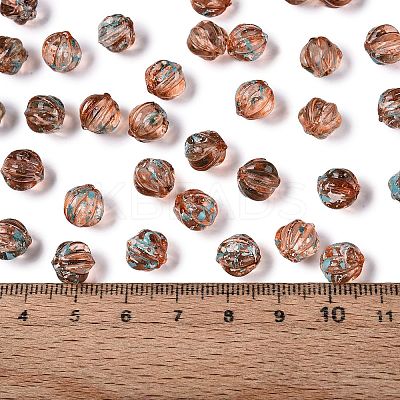 Picasso Transparent Glass Beads SEED-Q039-04I-1