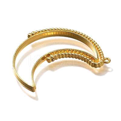 Alloy Open Back Bezel Pendants PALLOY-I223-04G-1