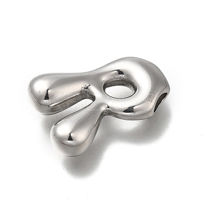 304 Stainless Steel Pendants STAS-S166-02P-18-1