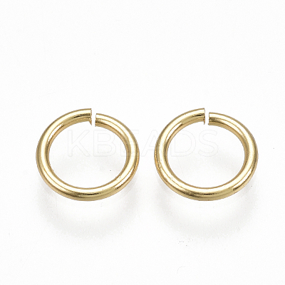 Brass Open Jump Rings X-KK-S348-246-1