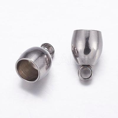 Tarnish Resistant 304 Stainless Steel Cord Ends STAS-P161-07-5mm-1