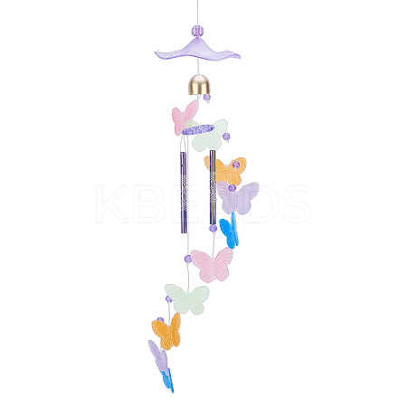 DIY Noctilucence Wind Chime Making Kit DIY-GA0002-45-1