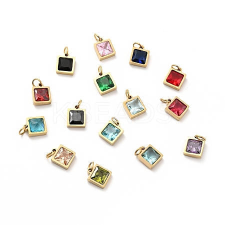 PVD Vacuum Plating 304 Stainless Steel Pendants STAS-D189-01G-A-1