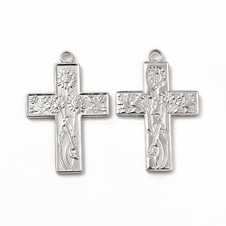 Non-Tarnish 304 Stainless Steel Pendants STAS-F290-14P-1