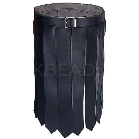 PU Leather Roman Belt Skirt AJEW-WH20033-120A-1
