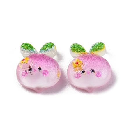 Cartoon Transparent Resin Cabochons CRES-R459-01D-1