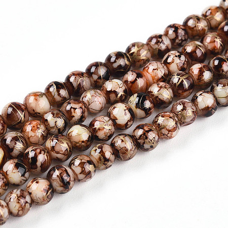 Baking Paint Glass Beads X1-DGLA-N003-4mm-B06-1