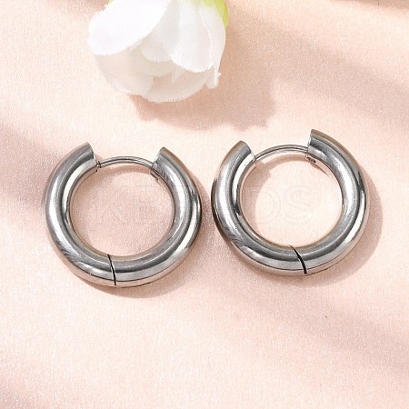 316F Stainless Steel Hoop Earrings EJEW-D341-01E-P-1