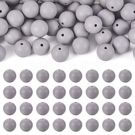 50Pcs Food Grade Eco-Friendly Silicone Beads SIL-TA0002-89B-1